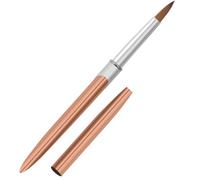 SEWACC Delineador para Uñas de Gel Bolígrafo para Decoración de Uñas Mango Metálico Rosa Dorado Herramienta Profesional para Manicura y Dibujo Detallado y Uso Doméstico