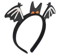 SEWACC Diadema de Murciélago para Halloween Alas Negras, Accesorio Ligero y Cómodo para Fotografía y Cosplay Infantil