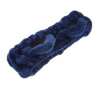 SEWACC Diadema Facial Elástica Orejas de Gato Color Azul Oscuro Banda para Lavarse la Cara y Limpieza Facial Cómoda y Decorativa para Uso Diario el Hogar y Viajes