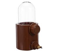 SEWACC Dispensador de Agua Automático para Jaulas de Pájaros Bebederos Colgantes Boquilla de Cobre Alargada Capacidad 250 Ml Sistema Antiderrames para Loros Periquitos y Canarios