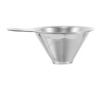 SEWACC Embudo de Llenado de Acero Inoxidable para Tarros de Cristal y | Boca Ancha, Asas Prácticas, Diseño y Fácil Limpieza, para Especias, Salsas, Botellas y Condimentos