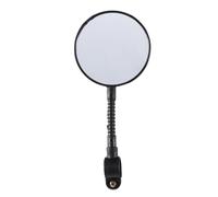 SEWACC Espejo Retrovisor para Bicicleta de Montaña, 360° Ajustable | Vidrio y Abs, Placa Reflectante Roja Integrada, Fijación Rápida y Segura, para E-bikes, Plegables y Trayectos Diarios