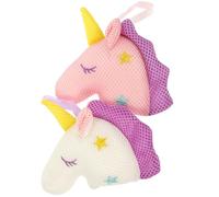 SEWACC Esponja de Ducha Forma de Unicornio 2 Piezas Esponja Exfoliante de Malla y Rosa para Baño Infantil y Adulto Material Ecológico Espuma Abundante y Masaje
