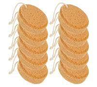 SEWACC Esponjas de Baño para Exfoliar Cuerpo 10 Exfoliantes de Panal para Ducha Esponjas Naturales Uso para Niños y Adultos