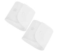 SEWACC Esposas de Muñeca de Encaje Blanco, Puños Decorativos Suaves y Cómodos de Tejido Elegante para Blusas Mujer en Eventos Obsequios