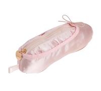 SEWACC Estuche para Lápices Forma De Zapatilla De Ballet Cremallera y Gran Capacidad para Estudiantes y Artistas