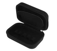 SEWACC Estuche Portátil Rígido para Aceites Esenciales 10 Compartimentos para Frascos de 10 Ml Caja Organizadora EVA Negra Bolsa de Viaje para Frascos Roll-On y Aromaterapia