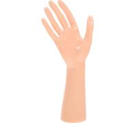 SEWACC Expositor de Joyas Modelo de Mano de Plástico Color Piel para Exhibición de Anillos y Pulseras, Soporte Decorativo para Organizar y Mostrar Accesorios de Joyería en Hogar y Tienda