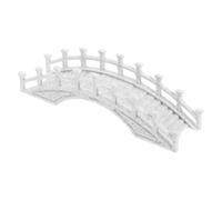 SEWACC Figura de Puente de Arco Pequeño para Micropaisajismo de Jardín Decoración Miniatura de Puente Decorativo de Plástico para Casa de Muñecas y Microbonsái Adorno de Paisaje Estilo