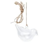 SEWACC Florero de Vidrio Transparente Colgante para Plantas Hidropónicas, Maceta Decorativa Diseño Minimalista para Jardín Interior