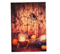 SEWACC Fondo de Fotografía de Halloween Diseño de Calabaza Tela de Fondo para Estudio Fotográfico Tapiz para Colgar en Pared Decoración para Fiestas Uso Interior y Exterior 1 Pieza