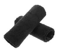 SEWACC Funda Desmontable para Reposabrazos de Silla Oficina y Gaming Cojín Adhesivo de Espuma Viscoelástica Forro Polar Lavable 1 Par para Aliviar Presión y Mejorar Comodidad