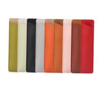 SEWACC Funda para Bolígrafo de Cuero Piel Auténtica 9 Colores Portalápices Individual Elegante Resistente Protección Escolar Oficina Obsequio Especial