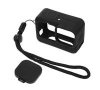 SEWACC Funda Protectora de Silicona para Lentes de Cámara Compatible con Gopro Ligera y Resistente para Fotografía al Aire con Cordón para y Protección Deslizamiento