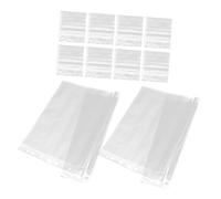 SEWACC Fundas Protectoras para Negativos de Película Plana 135 Agujeros, 10 Unidades, Resistentes al Agua y Polvo, para Coleccionistas y Archivo Fotográfico, Transparentes y Prácticas
