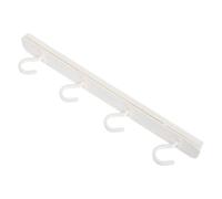 SEWACC Gancho sin Perforaciones para Utensilios de Cocina Organizador Ajustable Riel Extensible Soporte Múltiple para Colgar Llaves y Toallas Estante Ahorra Espacio para