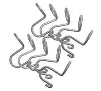 SEWACC Ganchos Conectores para Perchas de Ropa Negros de Acero Inoxidable, Paquete de 10 Piezas Instalación Fácil para Organizar Armarios y Ahorrar Espacio Closet