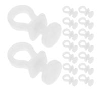 SEWACC Ganchos Deslizantes de Plástico para Cortinas 100 Unidades para Rieles de Cortina de Baño Ventanas y Puertas Accesorios Multifuncionales para Deslizamiento Suave y