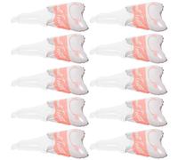 SEWACC Globos Inflables con Soporte para Fiesta, 10 Piezas en Color Blanco Ideales como Recuerdos de Graduación y Decoración de Escenarios