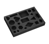 SEWACC Graphite Casting Mold Multi Hole Design Nonstick Surface Durable Metal Mold For Jewelry Making Brass Aluminum