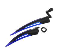 SEWACC Guardabarros Ancho Ajustable Plástico Diseño Aerodinámico | Cobertura Completa Delantera y Trasera, Sistema de Montaje Rápido, Adecuado para Bicicletas Plegables y Gravel