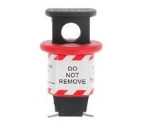 SEWACC Hebilla de Seguridad del Circuito, Hebilla de Bloqueo para Disyuntor Miniatura, Metal y Nylon, Roja, Ligera y Fácil de Instalar