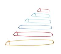 SEWACC Hebillas para Suéteres 12 Piezas Colores Surtidos Broches de Seguridad en Metal Multicolor Tamaños Variados 23X60Mm a 25X200Mm para Prendas y Accesorios de Color Aleatorio