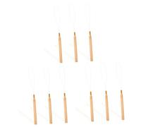 SEWACC Herramienta De Tufting Enhebrador De 9 Piezas De Bricolaje Agujas Para Enhebrar Gancho Para Tirar De Herramienta Para Aguja Para Rebordear Gancho Para Tirar