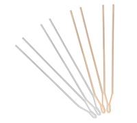 SEWACC Horquillas Pelo DIY 125 Mm Antiguas Estilo Chino, 4 Piezas (2 Doradas, 2 Plateadas) Palitos Cabello, Accesorios para Tocados Tradicionales y Decoraciones Prácticas