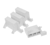 SEWACC Interruptor de Puerta para Microondas 4piezas de Plástico Beige, Accesorios para Reparación de Horno Instalación Fácil y Mejora Experiencia de Usuario