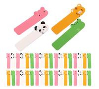 SEWACC Juego de 10 Pestañas Índice Adhesivas Pet Dibujos de Animales, Pestañas Notas Escribibles para Planificador y Organización Escolar, Marcadores de Página Resistentes y