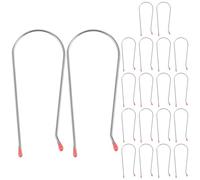 SEWACC Juego de 20 clips de rodillo caliente de repuesto, clips de rizador caliente, pasadores de seguridad para rodillos calefactados para peinar el cabello