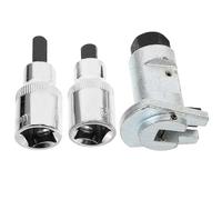 SEWACC Juego de 3 Herramientas Manuales para Separar Puntales de Suspensión de Coche Extractor de Amortiguadores Accesorio Compacto y Ligero para Mecánicos Profesionales