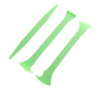 SEWACC Kit de 3 Herramientas de Plástico Verde para Instalación de Vinilos y Escobilla de Goma Resistente para Tintar Ventanas y Recortar Vinilo de Coche