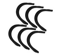 SEWACC Kit de 6 Forros de Plástico Negro para Troneras de Mesa de Billar, Fácil Instalación y Reemplazo Rápido, Diseño Estilo Americano para Accesorios de Billar