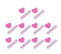 SEWACC Kit de Manicura 30 Piezas Esponjas para Uñas Limas Forma de Corazón y Palos de Cristal Herramientas de Manicura Profesionales para Salón y Uso Casa Accesorios para Cuidado y