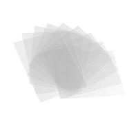 SEWACC Láminas de Plástico Transparente 10 Piezas de Película PE de Alta Resistencia y Difícil de Romper para Manualidades y Marcos de Fotos para Proyectos Creativos