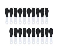 SEWACC Limas para Pies de Plástico Doble Cara 20 Piezas Removedor de Callos y Piel Muerta Exfoliante Manual Antideslizante Función Masaje para Cuidado de Pies en Ducha