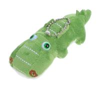 SEWACC Llavero de Peluche Colgante de Mochila en Forma de Cocodrilo, Accesorio Suave y Compacto para Coche o Bolso, Color Verde, 1 Unidad, Adecuado para Obsequio y Uso Color Aleatorio