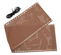 SEWACC Lona de Repuesto para Silla Plegable de Terraza, Tela Resistente Cuerdas para Reparación, Accesorio para Silla de Exterior y Camping