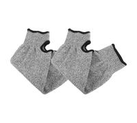 SEWACC Mangas y Cortes a Protectoras Resistentes Brazos para Diseño Ergonómico Doble Protección de Hppe Pack de 2 Piezas Color Plata para Trabajos de Jardinería y Cuidado de Mascotas