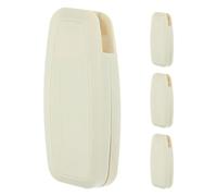 SEWACC Manijas Cuadradas para Persianas Verticales y Enrollables Juego de 4 Piezas de Pomo Abierto de Material Pom Blanco Contrapesos para Cordón de Cortinas Accesorios para Persianas