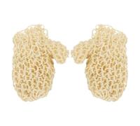 SEWACC Manopla Natural 1 Par para Limpieza Profunda y Delicada Guantes Exfoliantes Reutilizable de Sisal para Ducha y Baño Ideales para Uso en Casa y Viaje
