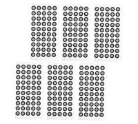 SEWACC Marcadores de Escaneo 3D Reflectantes para Escáner, Accesorios Ópticos para Posicionamiento Preciso, Hoja de Puntos Reflectantes Resistentes al Desgarro, Uso Profesional