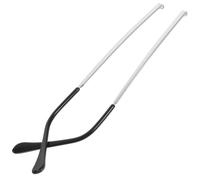 SEWACC Metal Patilla Plata Repuesto de Gafas, Gafas de Sol | Accesorio de Reparación para Montura, Cómodo de Llevar, Reduce Roce en Orejas y Sienes, Mantiene Ajuste