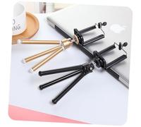 SEWACC Mini Trípode Móvil Retráctil Portátil Soporte Teléfono y Tablet con Secciones Ajustables Soporte Estable para Cámara Digital y Smartphone Compacto y Color Negro