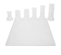 SEWACC Molde de Silicona para Ajedrez 3d DIY Alta Integridad de Formas, Molde para Piezas de Ajedrez, Adecuado para Manualidades y Fundición en Resina