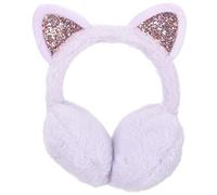 SEWACC Orejeras De Felpa Con Orejas De Gato Orejeras Sin Banda De Patinaje Para Niñas Cubierta Del Oído Al Aire Chicas Cómodo Calentador Perder