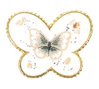 SEWACC Paleta de Esmaltes de Uñas en Resina de Forma Ovalada 6.90X5.60X0.40Cm Textura Resistente para Uso Profesional y Personal