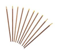 SEWACC Palillos de Madera Natural de Pollo Alas Reutilizables 5 Pares en Caja de Obsequio Utensilios Tradicionales Japoneses para Sushi Barbacoa y Comidas al Aire Libre